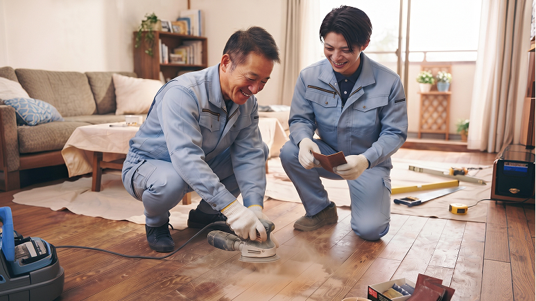 作業中